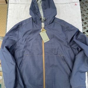 Canali XL lightweight waterproof, stain/wrinkle resistant breathable raincoat